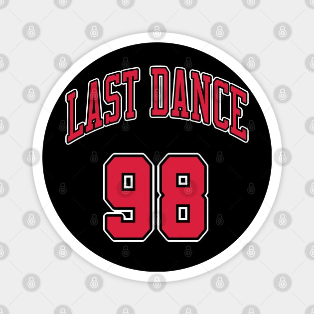 Last Dance 98 Bulls Magnet by lockdownmnl09